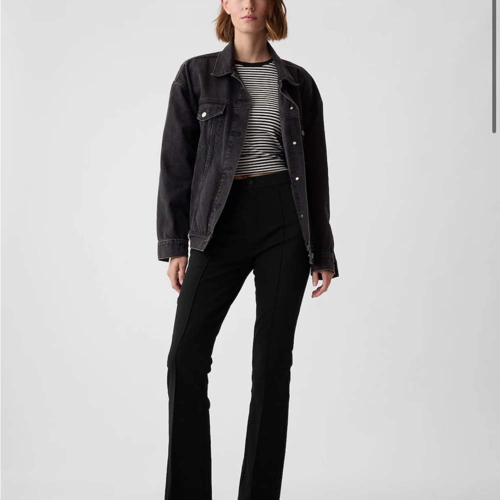 High Rise Stretch Flared Pants